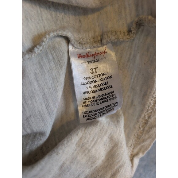 Weatherproof Vintage Boys Size 3T Cotton Beige Khaki Long Sleeve Jogger Outfit - Picture 8 of 9